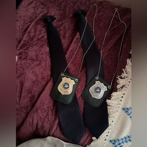 Police Officer Costume Set with Badges